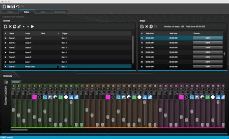 open zoom image for American DJ myDMX 2.0 Lighting Control System, Screenshot