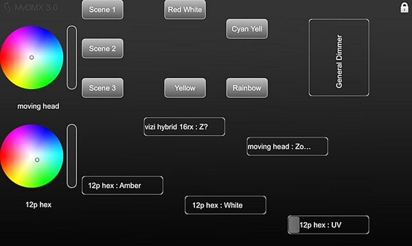 open zoom image for ADJ myDMX RM Lighting Controller, New, Action Position Back