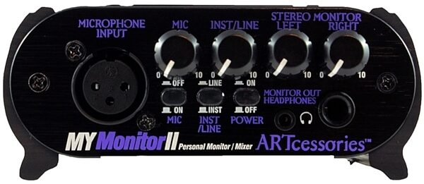 open zoom image for ART MYMonitorII Personal Headphone In-Ear Monitor Mixer, Open Box (Like New), Front