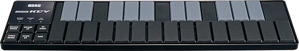 open zoom image for Korg nanoKEY 25-Key USB MIDI Controller, Black - Front