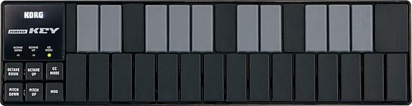 open zoom image for Korg nanoKEY 25-Key USB MIDI Controller, Black - Top