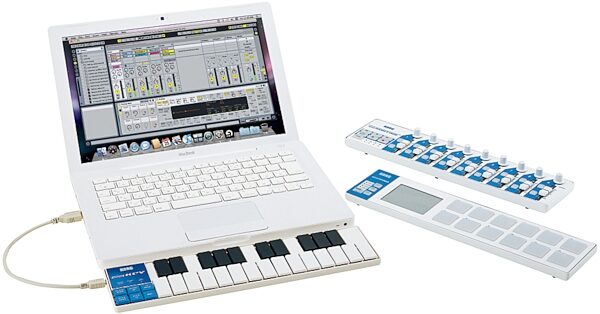open zoom image for Korg nanoKEY 25-Key USB MIDI Controller, White - nano Family View 1