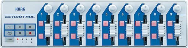 open zoom image for Korg nanoKONTROL USB MIDI Controller, White - Top