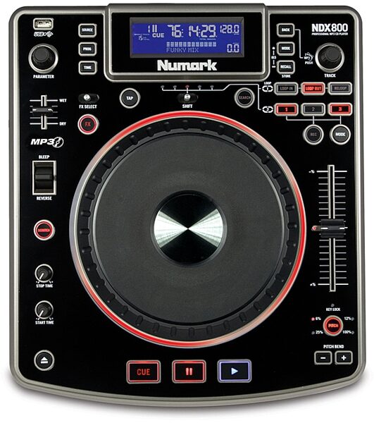 open zoom image for Numark NDX800 Tabletop Scratch CD Player, Main