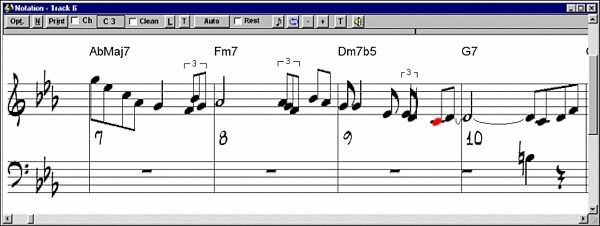 open zoom image for PG Music Power Tracks Audio Version 7 (Windows), New Notation