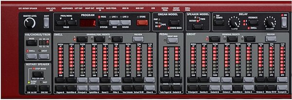 open zoom image for Clavia Nord C2 Dual Manual Combo Organ, Closeup 2