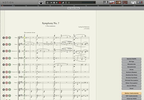 open zoom image for Notion Music Notion 4 Notation Software, Screenshot 2