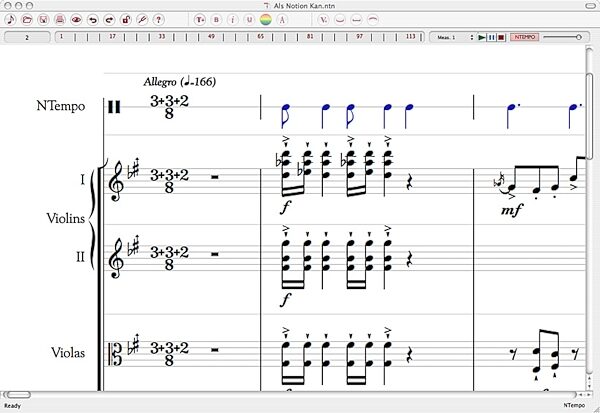 open zoom image for Notion Protege Music Notation Software, Zoom View