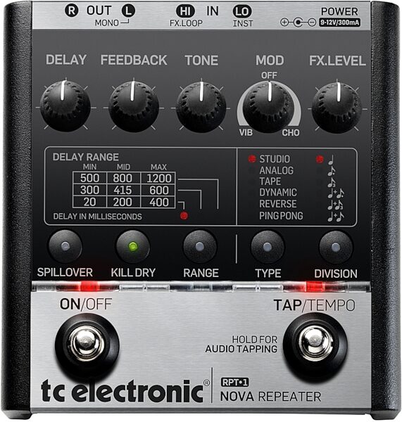 open zoom image for TC Electronic RPT1 Nova Repeater Delay Pedal, Main