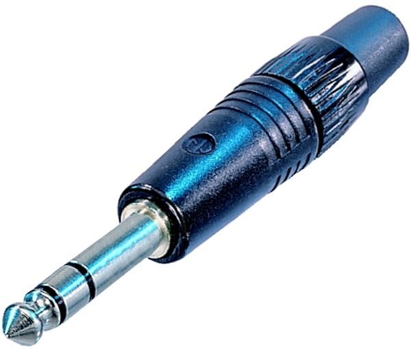 open zoom image for Neutrik NP3CBAG 1/4" Male TRS Stereo Connector, Main