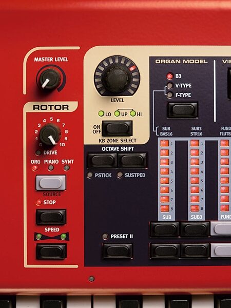 open zoom image for Clavia Nord Stage 76 (76-Key), Level Section