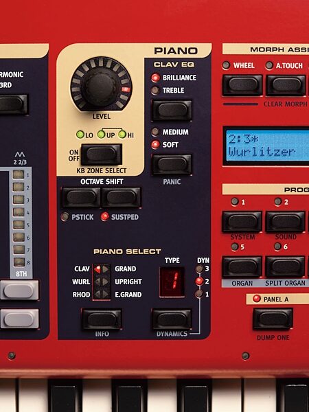 open zoom image for Clavia Nord Stage Compact (73-Key), Piano Section