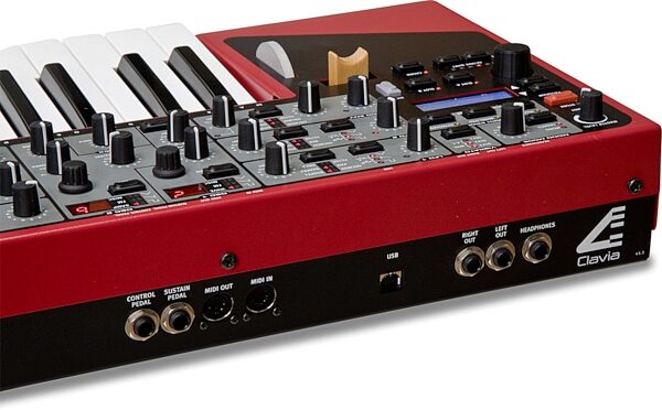 open zoom image for Clavia Nord Wave Synthesizer (49-Key), Rear Connections