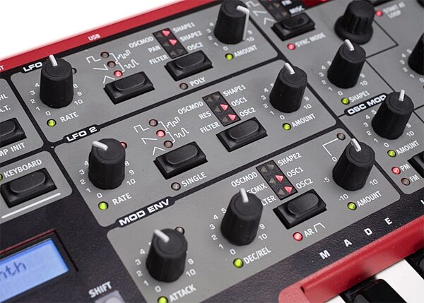 open zoom image for Clavia Nord Wave Synthesizer (49-Key), Mod Section