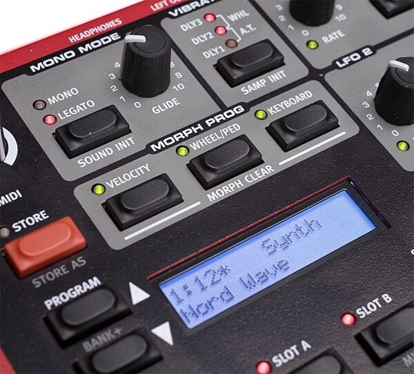 open zoom image for Clavia Nord Wave Synthesizer (49-Key), Morph Section