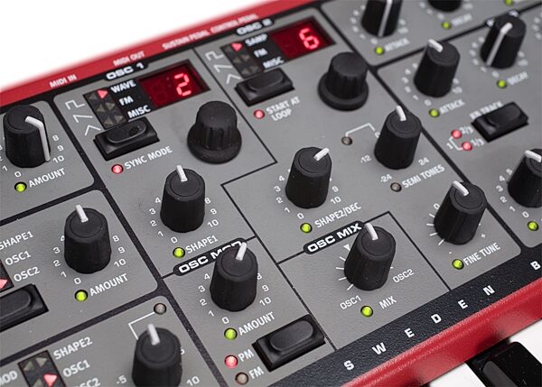 open zoom image for Clavia Nord Wave Synthesizer (49-Key), OSC Mod Section