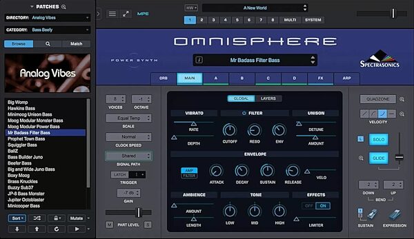 open zoom image for Spectrasonics Omnisphere 3 Software Synthesizer - Full Version, Boxed, view