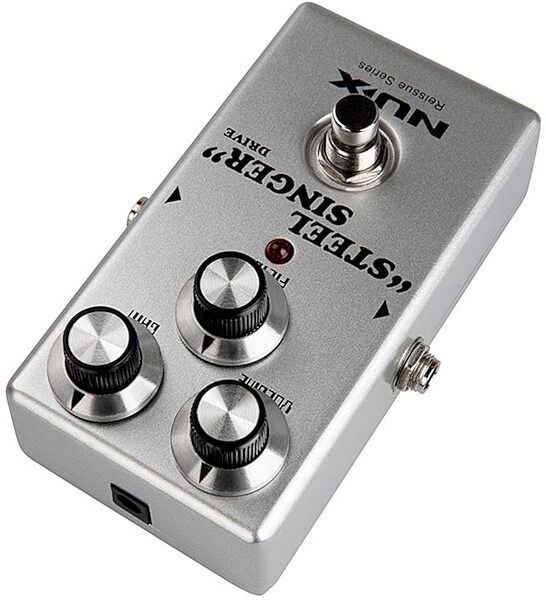 open zoom image for NUX Steel Singer Drive Pedal, New, Action Position Back