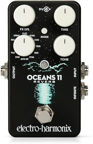 open zoom image for Electro-Harmonix Oceans 11 Reverb Pedal, New, Action Position Back