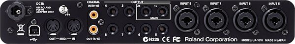 open zoom image for Roland UA-1010 Octa-Capture USB 2.0 Audio Interface, Back