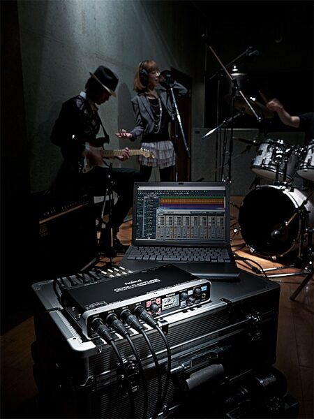 open zoom image for Roland UA-1010 Octa-Capture USB 2.0 Audio Interface, In Use with Band