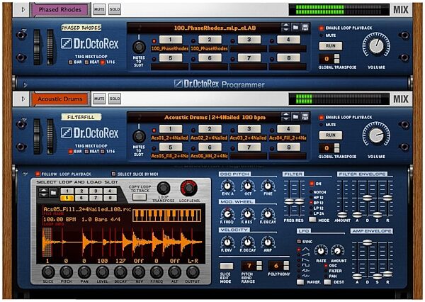 open zoom image for Propellerhead Record Reason Duo Bundle (Mac and Windows), Reason - OctoRex