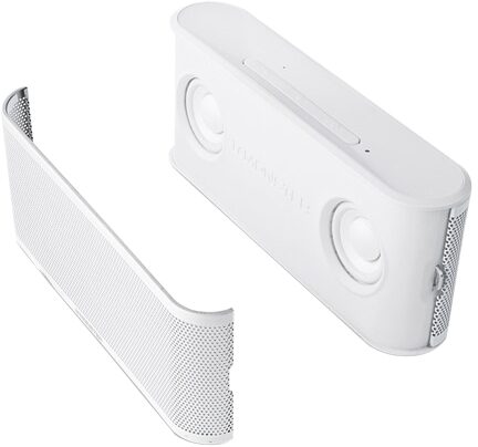 open zoom image for Monster ClarityHD Micro Bluetooth Speaker, White with Grill Off