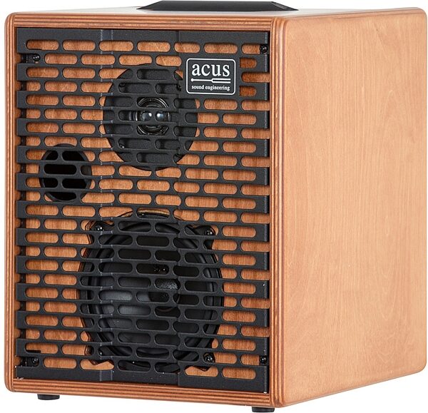 open zoom image for Acus Sound ONEFORSTREET 5 Portable Acoustic Guitar Combo Amplifier, Open Box (Like New), Action Position Back