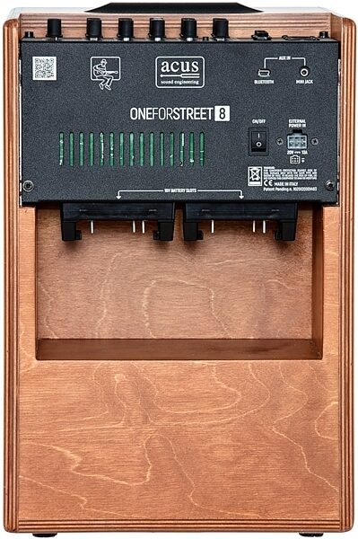 open zoom image for Acus Sound ONEFORSTREET 8 Acoustic Guitar Amplifier (90 Watts, 1x8"), New, Action Position Back