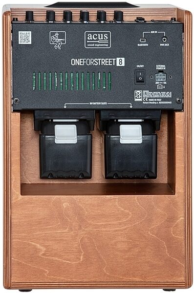 open zoom image for Acus Sound ONEFORSTREET 8 Acoustic Guitar Amplifier (90 Watts, 1x8"), New, Action Position Back