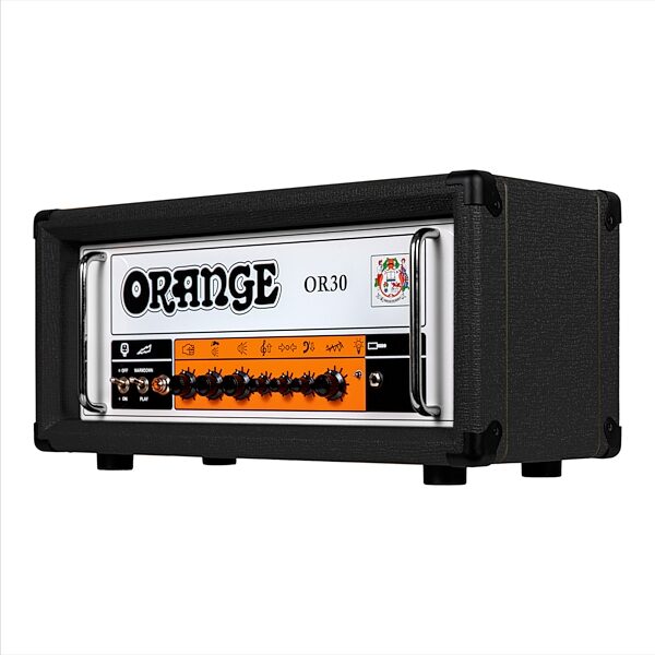 open zoom image for Orange OR30 Guitar Amplifier Head (30 Watts), Black, Action Position Back