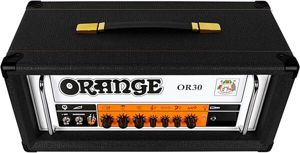 open zoom image for Orange OR30 Guitar Amplifier Head (30 Watts), Black, Action Position Back