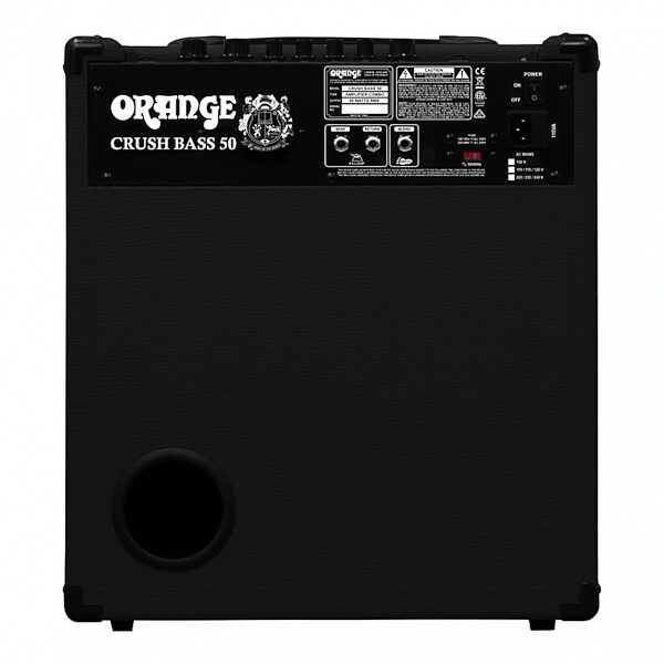 open zoom image for Orange Crush Bass 50 Bass Combo Amplifier (50 Watts, 1x12"), Black, View