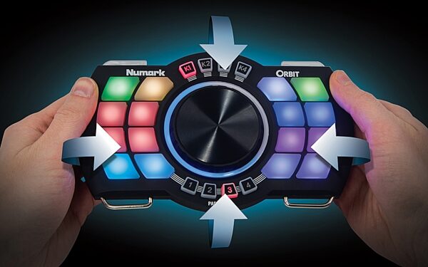open zoom image for Numark Orbit Wireless DJ Controller with Motion Control, Glamour View 3