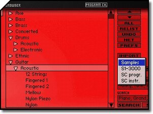 open zoom image for IK Multimedia SampleTank XL Sampler Synthesizer Plug-In, Browser