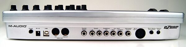 open zoom image for M-Audio Ozone USB Controller Keyboard with 2x2 Audio, Rear