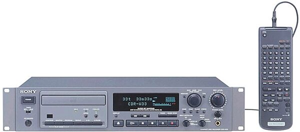 open zoom image for Sony CDRW33 CD Recorder with Compression and EQ, Main