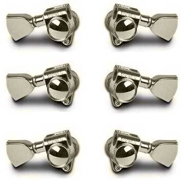 open zoom image for Gibson Modern Tuners/Tuning Machines (Set of 6), Nickel, Nickel