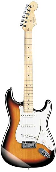 open zoom image for Fender American Series Stratocaster (Maple, With Case), 3-Color Sunburst