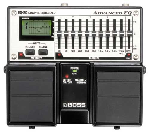 open zoom image for Boss EQ20 Advanced EQ Twin Effects Pedal, Main
