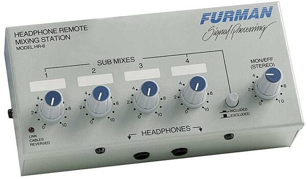open zoom image for Furman HR6 Headphone Remote Mixing Station, Main