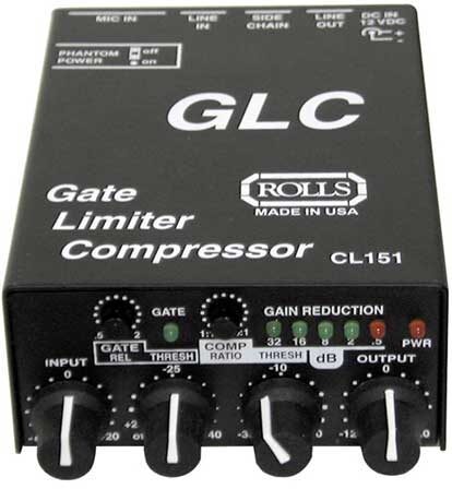 open zoom image for Rolls CL151 GLC Gate Limiter Compressor Microphone Preamp, Main