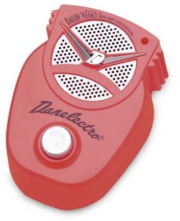 open zoom image for Danelectro DJ-16 Bacon and Eggs Mini Guitar Amplifier and Distortion Pedal, Main