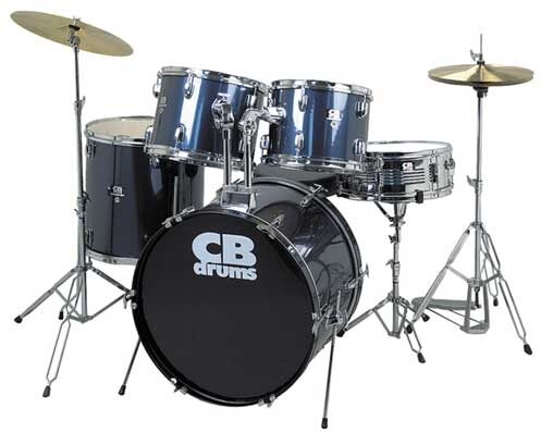 open zoom image for CB Drums CB5 5-Piece Drum Kit, Midnight Blue