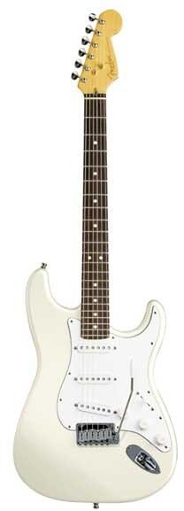 open zoom image for Fender Classic 60s Stratocaster (Rosewood, With Gig Bag), Olympic White