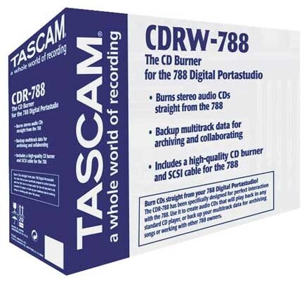 open zoom image for TASCAM CDRW788 CD Burner with Nero Software, Main