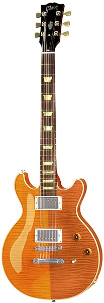 open zoom image for Gibson Les Paul DC Pro Electric Guitar (with Case), Translucent Amber