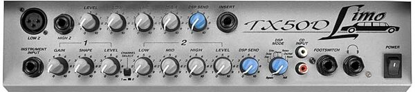 open zoom image for Crate Limo TX50DB Rechargeable Guitar Amp/PA, Panel
