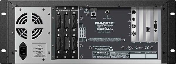 open zoom image for Mackie MDR2496 24-Track Hard Disk Recorder, Rear