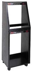 open zoom image for RaXXess 12-Space Over 16-Space Economy Rack (Black Oak), Main